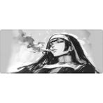 Porge Pro Gaming Mouse Pad 90X40 Shogun Mouse Pad Xxl Büyük Oyuncu Mousepad Kenar Dikişli Yıkanabilir Speed Mause Pad - Gümüş