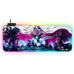 Porge RGB Mousepad 90x40 Rgb Mouse Pad XXL Büyük Oyuncu Ofis Mouse Altlığı Işıklı Mousepad (Neo)