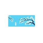 PORGE Sakura Gamer Mouse Pad 90x40 XXl Cherry Blossom Mouse Pad Ofis Oyuncu Kiraz Çiçeği Mousepad