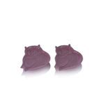 Porio Pembe Baykuş Şekilli 23 cm 2'li Çerezlik