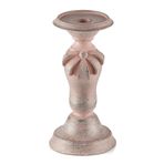Porio PR30-1015 Pembe 23x12 cm Kurdeleli Küçük Mumluk