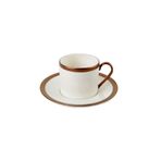 Porland 04ALM002826 Copper Line 180 cc Tabaklı Çay Fincanı