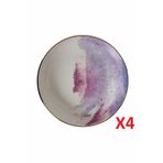 Porland 04ALM003447 17 cm 415 cc 4'lü Cosmos Desen Kase