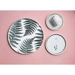 Porland 04ALM005697 Botanical 19 Parça 6 Kişilik Pasta & Çay Takımı