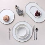 Porland 04ALM006747 Chopin Platin 27 Parça 6 Kişilik Yemek Takımı