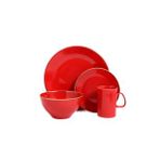 Porland 04ALM007532 Seasons Kırmızı 4 Parça Tek Kişilik Yemek Takımı