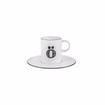 Porland 04A+P021906 Harf Ö Tabaklı 85 cc Kahve Fincanı