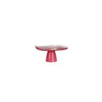 Porland 04FIA002606 Ripple Pembe 28 cm Ayaklı Tabak