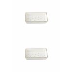 Porland 04LFH000587 Forest 7x11 cm 2'li Kahvaltı ve Meze Tabağı