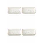 Porland 04LFH000587 Forest 7x11 cm 4'lü Kahvaltı ve Meze Tabağı