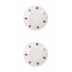 Porland 11 cm 2'li 04POR005251 Uğur Böceği Çay Tabağı