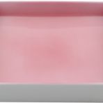 Porland 16x16 cm Pembe Kahvaltı ve Çerez Tabağı