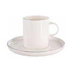 Porland 200 cc Chopin Platin Tabaklı Çay Fincanı