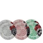 Porland 6 Parça Kaplan Panda Zebra Servis Tabağı