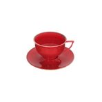 Porland Abbey Classic Seasons Kırmızı Tabaklı 210 cc Çay Fincanı