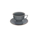 Porland Abbey Classic Seasons Koyu Gri Tabaklı 210 cc Çay Fincanı