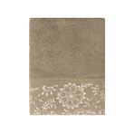 Porland Akra 50x90 Nakışlı Yeşil Havlu