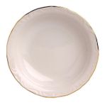 Porland Altın Yaldız 20 cm 12'li Porselen Çukur Tabak