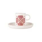 Porland Arabesque Desen6 85 cc Tabaklı Kahve Fincanı