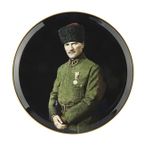 Porland Atatürk 28 cm Desen 2 Dekoratif Tabak