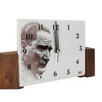 Porland Atatürk Desen 8 14x20 cm Masa Saati