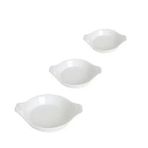 Porland Beyaz Porselen 21-17-14 cm Sahan Set