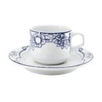 Porland Blue Manoir Desen 4 85 cc 12 Adet Tabaklı Kahve Fincanı