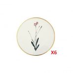 Porland Botanical Desen 6'lı 10 cm Bardak Altlığı