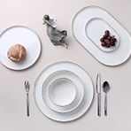 Porland Chopin Platin 6 Kişilik 27 Parça Yemek Takım