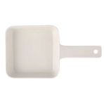 Porland Cookland Isıya Dayanıklı 17x22 cm Porselen Kare Tava