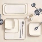 Porland Cortot Platin 24 Parça 6 Kişilik Yemek Takımı