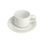 Porland Curve Alumilite 177 cc 6 Adet Tabaklı Çay Fincanı