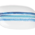 Porland Deep Blue 18 cm Desen 2 Kayık Tabak