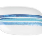 Porland Deep Blue Desen2 31 cm Kayık Tabak