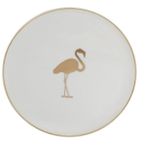 Porland Exotic Desen 10 18 cm Porselen Düz Tabak