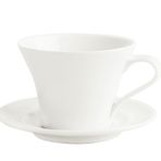 Porland Finesse Alumilite Tabaklı 340 cc 6 Adet Çay Fincanı