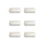 Porland Forest 04LFH000585 8x14 cm 6'lı Kahvaltı ve Meze Tabağı