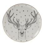 Porland Forest Deer 20 cm Düz Tabak