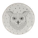 Porland Forest Owl 20 cm 6 Adet Düz Tabak