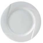 Porland Fourline 25 cm 6 Adet Beyaz Düz Tabak