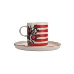 Porland Funky Desen6 Tabaklı 200 cc 6 Adet Çay Fincanı