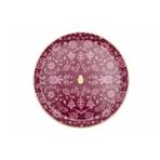 Porland Glamorous 24 cm Fuşya Düz Tabak