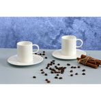 Porland Halo Bone Porcelain 4 Parça Kahve Takımı