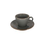 Porland Heritage Standard Seasons Koyu Gri Tabaklı 175 cc Çay Fincanı