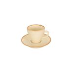 Porland Heritage Standard Seasons Sarı Tabaklı 70 cc 12 Adet Kahve Fincanı
