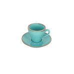 Porland Heritage Standard Seasons Turkuaz Tabaklı 70 cc 12 Adet Kahve Fincanı