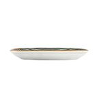 Porland Hypnosis Gri 16 cm Kayık Tabak