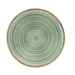 Porland Hypnosis Yeşil 32 cm Düz Tabak