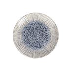 Porland Iris Blue 17 cm 6 Adet Düz Tabak