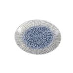Porland İris Blue 20 cm Kayık Tabak